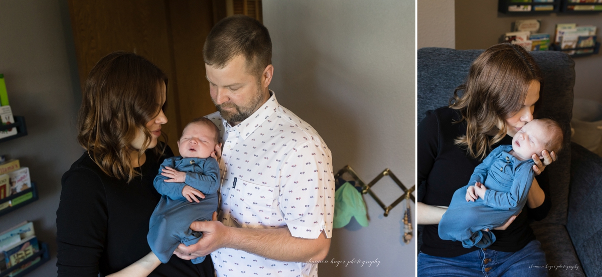 beaverton newborn photographer in home