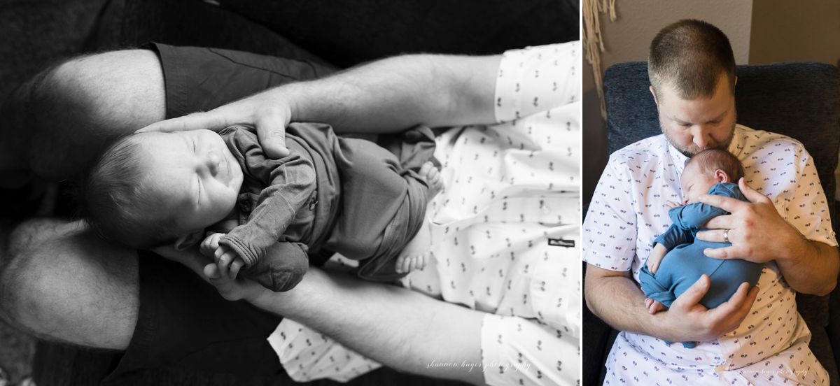 beaverton newborn photographer in home