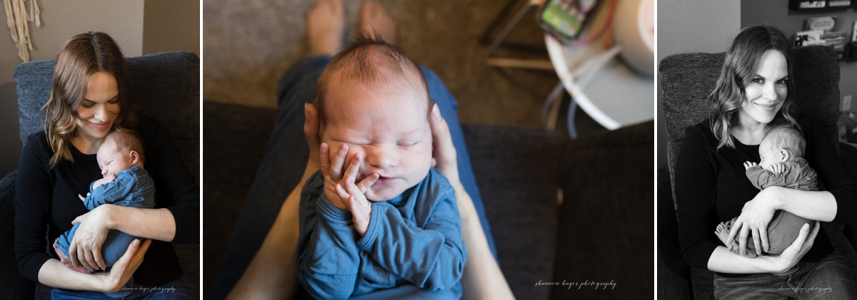 beaverton newborn photographer in home